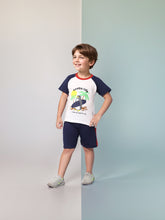 Boys' Printed Cotton T-Shirts and Shorts Set