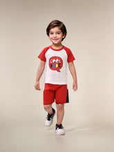 Boys' Printed Cotton T-Shirts and Shorts Set