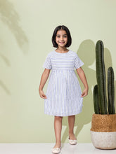 Toonyport Girls Printed Fit & Flare Dress