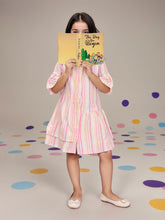 Toonyport Girls Printed Fit & Flare Dress