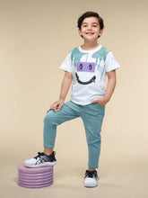 Toonyport Boys' Playful Outfit: T-Shirt and Jogger Pants