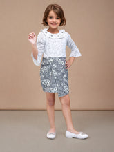 Toonyport Girls Printed Fit & Flare Dress