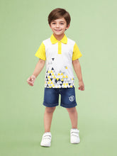 Denim Daze: Boys' Cotton Printed Premium Clothing Set