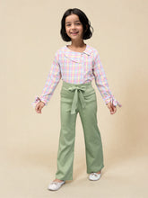 Toonyport Multicolor Checkered Girls' Cotton Semiformal Clothing Sets