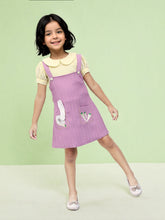 Toonyport Girls Printed Fit & Flare Dress