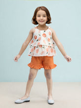 Toonyport Girls' Fruit Printed Clothing Set