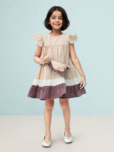 Toonyport Girls' Ruffle Dress with Sling Bag