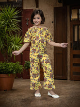 Toonyport Flower Printed Jumpsuit For Girls