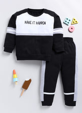 Boys' Printed Cotton T-Shirts with Jogger Set