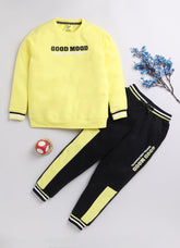 Toonyport Boys' Printed Cotton T-Shirts with Jogger Set