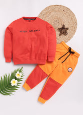 Toonyport Boys' Printed Cotton T-Shirts with Jogger Set