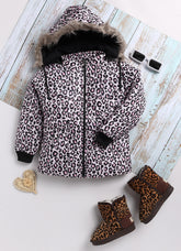 Premium Printed Hooded Girls Jacket