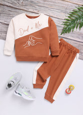 Toonyport 'Dad & Me' Comfy T-shirt with Jogger Set