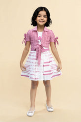 Toonyport Girls - Striped Chic Dress