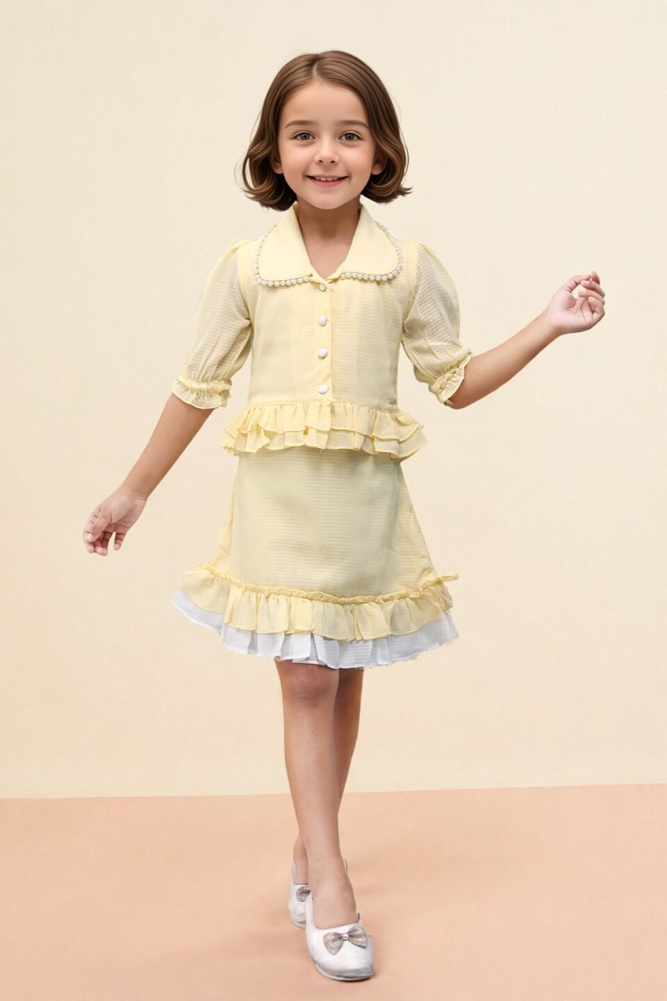 Stylish Fit Flare Skirt and Top Set for Girls Shop the Perfect Style