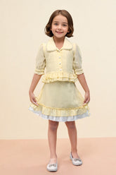 Toonyport Girls Ruffled Skirt & Top Set