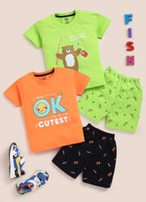 Toonyport Pack Of 2 Pure Cotton Clothing Sets