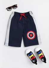 Toonyport Superhero Cotton Summer Shorts For Boys