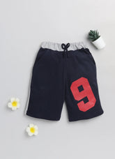 Toonyport Typograhic Print Cotton Summer Shorts For Boys