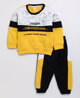 Toonyport Full Sleeves Printed Winter Sweatshirt & Sweatpants Set