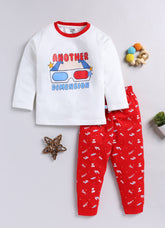 Toonyport Boys' Fashionable Top With Jogger Winter Wear Sets