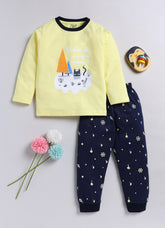 Toonyport Girls' Fashionable Top With Jogger Winter Wear Sets
