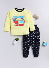 Toonyport Boys' Fashionable Top With Jogger Winter Wear Sets
