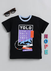 Toonyport Graphic Printed Half Sleeves Summer T-Shirt For Boys