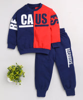 Toonyport Full Sleeves Printed Winter Sweatshirt & Sweatpants Set