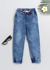 Toonyport Draw Cord Closure Solid Jeans