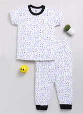Toonyport Comfortable Kids' Printed Pure Cotton T-Shirt With Jogger