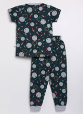 Toonyport Comfortable Kids' Printed Pure Cotton T-Shirt With Jogger