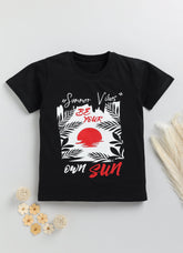 Toonyport Graphic Printed Half Sleeves Summer T-Shirt For Boys