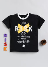 Toonyport Graphic Printed Half Sleeves Summer T-Shirt For Boys