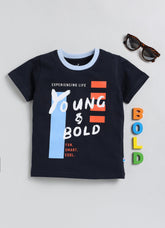 Toonyport Graphic Printed Half Sleeves Summer T-Shirt For Boys