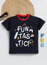 Toonyport Graphic Printed Half Sleeves Summer T-Shirt For Boys