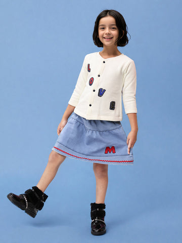 Toonyport Girls' Cute Top and Skirt Sets