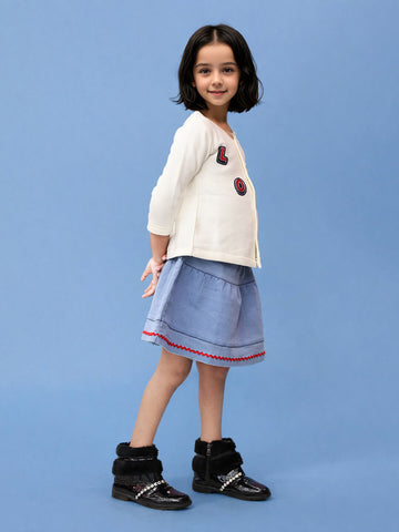 Toonyport Girls' Cute Top and Skirt Sets