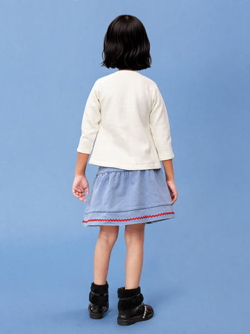 Toonyport Girls' Cute Top and Skirt Sets