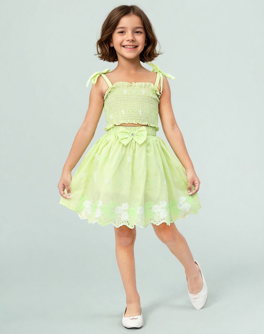 Toonyport Girls' Top and Skirt Sets