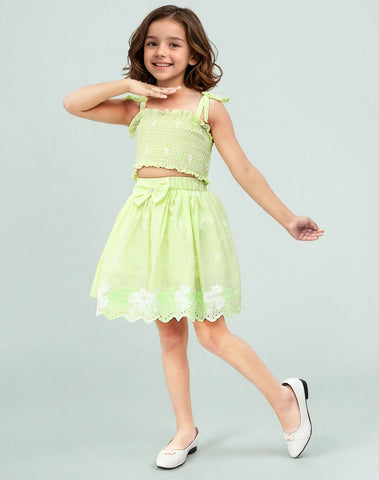 Toonyport Girls' Top and Skirt Sets