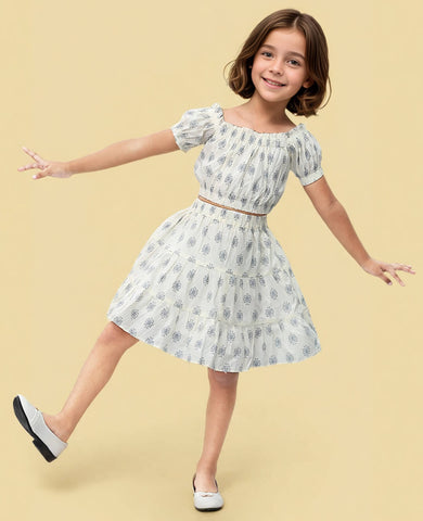 Toonyport Girls' Top and Skirt Sets