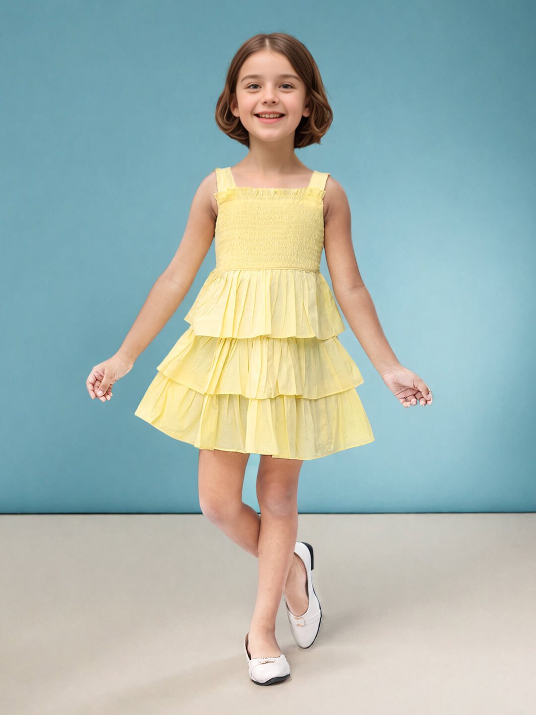 Toonyport Girls' Sunshine Fit and Flare Dress