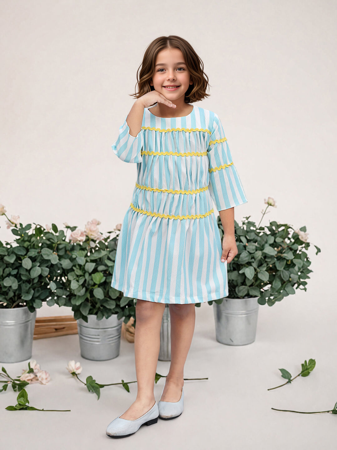 Toonyport Girls' Fit and Flare Dress