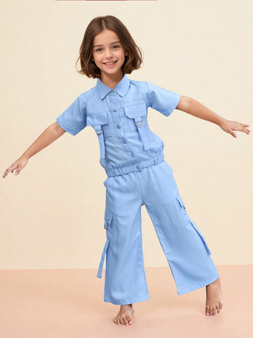 Toonyport Girls' Trendy Co-ord Sets