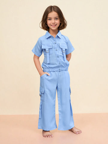 Toonyport Girls' Trendy Co-ord Sets