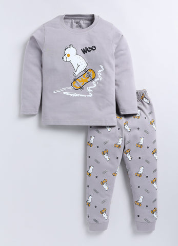 Toonyport Boys' Cute Animal Printed Comfy Clothing Set