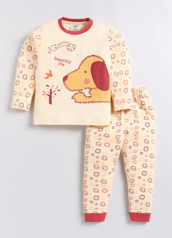 Toonyport Boys' Cute Animal Printed Comfy Clothing Set