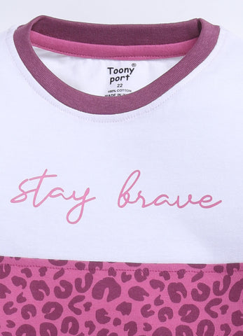 Toonyport Boys' Color Blocked Comfy T-shirt with Jogger Set
