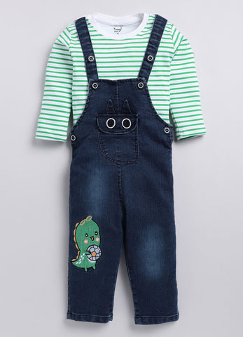 Infant Printed Dungarees | Charming Designs for Babies